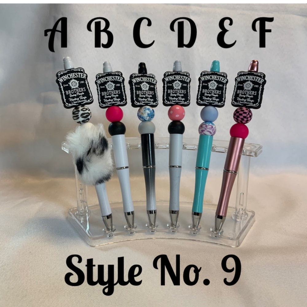 NEW! Handmade Decorated Pens! 5 Piece Set! You Get One!  Your Choice! - Picture 2 of 8
